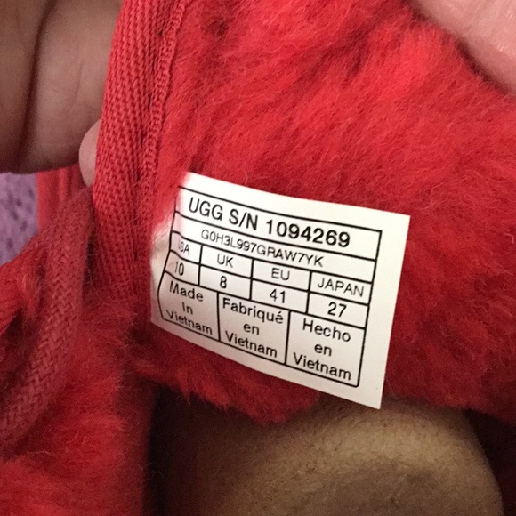 NWT Ugg Australia Neumel Red Suede Chukka Booties - Picture 10 of 14